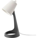 IKEA Gri Çalışma Lambası, Koyu Gri-Beyaz Meridyendukkan 8.6 W 35 cm Masa Lambası Çalışma-Okuma Lambası - Altın