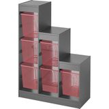 IKEA Gri Çok Amaçlı Saklama Ünitesi 99X44X94 cm Çocuk Odası Oyuncak Dolabı Düzenleyici