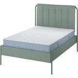 IKEA Gri Fonksiyonel Çift Kişilik Karyola 140X200 cm - 140 x 200 cm