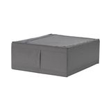 IKEA Gri Katlanabilir Saklama Kutusu 44 x 55 x 19 cm Polyester Kumaş Özellikli Düzenleme Kutusu