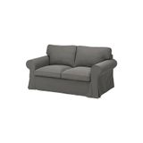 IKEA Gri Modern 2'li Kanepe, Hakebo Koyu Gri