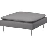 IKEA Gri Modern Kanepe - Puf