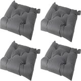 Ikea Gri Sandalye Minderi 4 Adet 40/35X38X7 cm