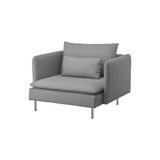 IKEA Gri Şık Kanepe, Tekli Koltuk, Tonerud Gri Rengi