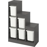IKEA Gri Şık Saklama Ünitesi 99X44X94 cm Çocuk Odası Oyuncak Dolabı Düzenleyici