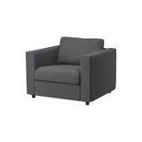 IKEA Gri Tekli Koltuk, Hallarp Rengi, Ergonomik Tasarım