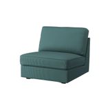 IKEA Gri-Turkuaz Yataklı Tekli Koltuk, Ergonomik Tasarım, Dayanıklı Döşeme
