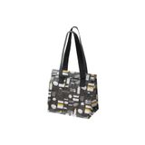 IKEA Gri Yemek Çantası Gri 25x16x27 cm Tek Ebat Günlük Desenli