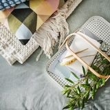 IKEA GRÖNFISK tepsi bambu-beyaz - 20579066
