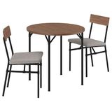 IKEA GRÖTAN mutfak masası takımı çam kahverengi vernikli-Tibbleby koyu bej - 89617419