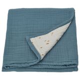 IKEA GULDVAVARE bebek battaniyesi mavi-beyaz - 20530292