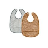IKEA Guldvavare Bebek Mama Önlüğü, 2 Adet, Koyu Sarı-Beyaz