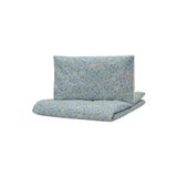 IKEA GULDVAVARE, bebek nevresim takımı, mavi-beyaz, 110x125/35x55 cm