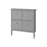 IKEA GULLABERG ayakkabı dolabı, gri, 105x22x107 cm, 4 bölmeli akdenizshop