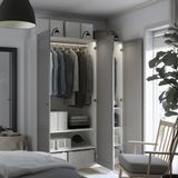 IKEA /GULLABERG gardırop beyaz-gri - 09563043