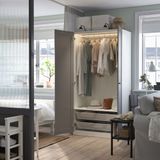 IKEA /GULLABERG gardırop beyaz-gri - 19562991