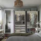 IKEA /GULLABERG gardırop beyaz-gri - 59563700