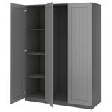 IKEA /GULLABERG gardırop koyu gri-gri - 89561530