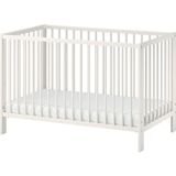 IKEA Gullıver Beyaz Bebek Karyolası Ahşap Malzeme ile Güvenli ve Konforlu Uyku Ortamı - 60x120 cm