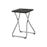 IKEA GUNDE Katlanır Tabure, Siyah, Metal Çerçeve