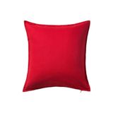 IKEA Gurli Minder Kılıfı 50x50 cm, Kırmızı, Fermuarlı,%100 Pamuk