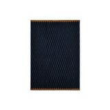 İkea Halı, Lacivert-Taba Renk 128x195 cm MeridyenDukkan Sentetik Elyaf-Geometrik Desen