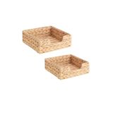 Ikea Hasır Ekmeklik Ekmek Sepeti Çok Amaçlı 18X18 Cm Hasır Peçetelik 23X23 Cm 2'Li Set