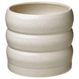 IKEA HASSELBUKETT Bej Seramik Saksı 19 cm İç ve Dış Mekan Kullanımı bej 19 cm