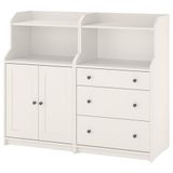 IKEA HAUGA dolap kombinasyonu beyaz - 29612071