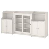 IKEA HAUGA dolap kombinasyonu beyaz - 89388644