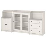 IKEA HAUGA dolap kombinasyonu beyaz - 99612077