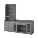 IKEA HAUGA dolap kombinasyonu gri - 29612622