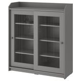 IKEA HAUGA sürgü kapaklı dolap gri - 80415048