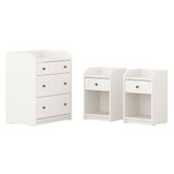 IKEA HAUGA yatak odası seti beyaz - 09575588