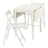 IKEA HAUGA/FRÖSVI mutfak masası takımı beyaz - 59574893