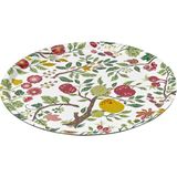 Ikea Havsbraxen Desenli-Çok Renkli 43 cm Yuvarlak Tepsi