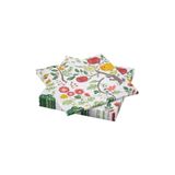 Ikea Havsbraxen Desenli Peçete Çok Renkli 33X33 cm 30 Adet