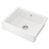 IKEA HAVSEN/LILLVIKEN tek gözlü eviye beyaz - 19253714