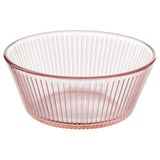 IKEA HAVSGADDA cam kase şerit deseni-pembe - 20607408