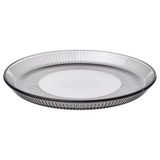 IKEA HAVSGADDA tatlı tabağı şerit deseni-gri - 00607409
