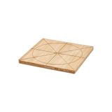 IKEA HAVSTULPAN Serisi, kesme tahtası, 35x35 cm, bambu bambu #814820
