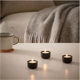 IKEA Hedevard Tealight 3 cm Siyak Mumluk