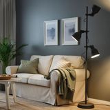 IKEA HEKTAR yer ve okuma lambası koyu gri - 20393600