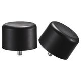 IKEA HELTUSS perde çubuğu topuzu siyah - 40624044