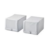 IKEA Hemmafixare 23x34x19 cm Beyaz Gri Aykkabı Kutusu