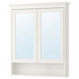 IKEA HEMNES 40217677 83x16x98 cm 2 Ayna Kapaklı Beyaz Banyo Duvar Dolabı
