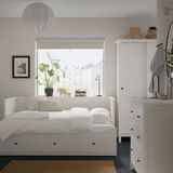 IKEA HEMNES yatak odası seti beyaz vernik - 19483442