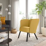 IKEA HERRAKRA tekli koltuk diseröd koyu sarı - 30535543