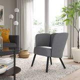 IKEA HERRAKRA tekli koltuk vissle gri - 40544716