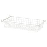 IKEA HJALPA raylı tel sepet beyaz - 99213465
